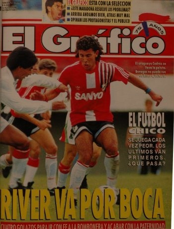 El Grafico 3890 Maradona Ante Marruecos