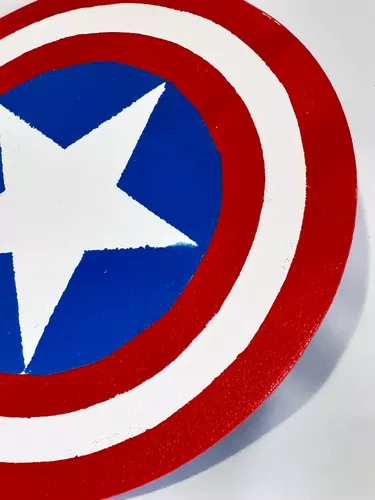 Escudo De Capitan America Juguete De Madera Para Niños Baum