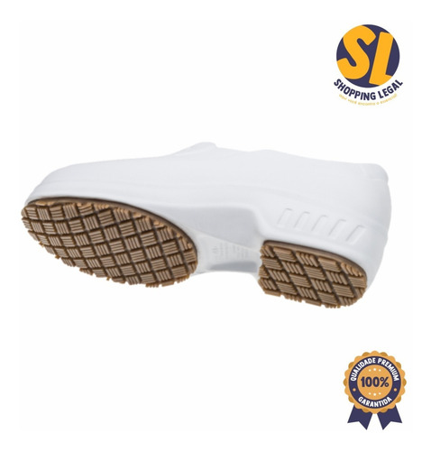 Imagem 3 de 4 de Sapato Eva Limpeza Cozinha Branco Flex Clean Marluvas