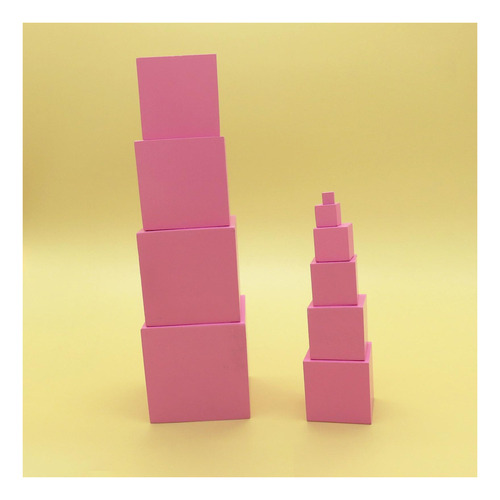 Z Montessori Learning Pink Juguete Educativo De Aprendizaje