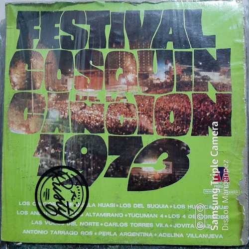 Vinilo Festival Cosquin De La Cancion 1973 F4