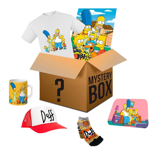 Mistery Box Los Simpson Homero Bart Lisa Serie Televisión