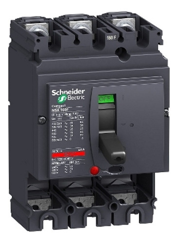 Breaker 3x160a Scheneider 480v Lv430403 Sin Unidad D Disparo