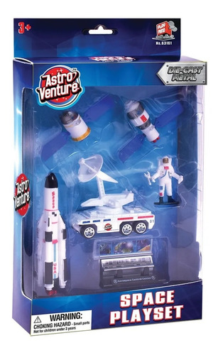 Set Figuras Astro Venture Space Playset Astronauta Espacial