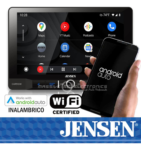 Autoestereo Pantalla 9 PLG Jensen Car910w Carplay Wifi