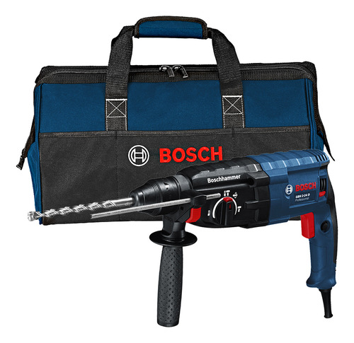 Kit Martelete Bosch Gbh 2-24 D + Bolsa Em Nylon 19 