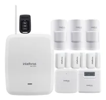 Comprar Kit Alarme Intelbras Amt 8000 Central Wifi E Sf Cu002F6 Sensores