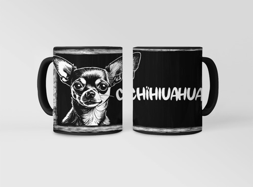 Taza Mágica Mascota Chihuahua Estilo Y Personalidad