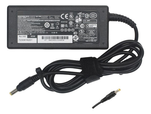 Cargadorcompatible Con  Hp Dv6000  18.5v/3.5a 65w 4.8x1.7mm