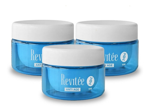 3x Creme Revitee Anti Idade 50g