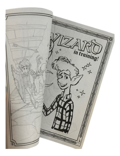 Libro Para Colorear Onward Disney Pixar