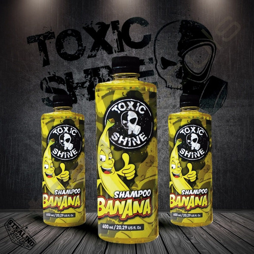 Imagen 1 de 6 de Toxic Shine | Banana Armour Gloss | Shampoo | 600cc