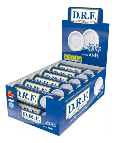 Pastillas Drf Anis Caja X 12 Unidades De 23gr