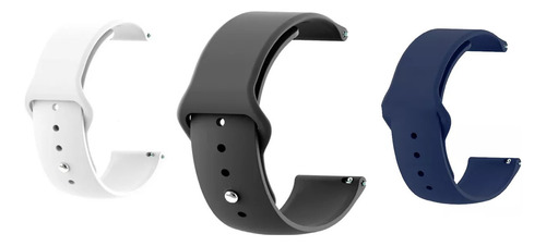 03x Pulseiras Top Silicone Para Haylou Watch 2 Pro / R8 S8