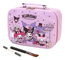 Comprar Estuche Sanrio Para Maquillaje Kuromi Hello Kitty My Melody Morado Kuromi Party