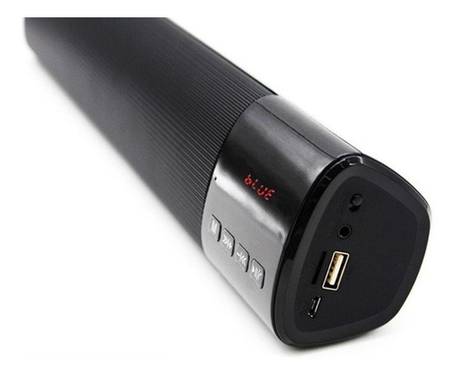 Bocina De Barra Recargable Subwoofer Bluetooth Inalámbrico Color Negro