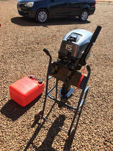 Motor Hidea 15 Hp 2 Tempos Ano 2024 Com Garantia Ate 2027
