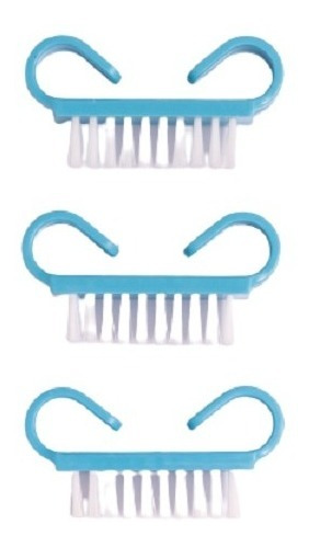 Pack De 3 Escobillas Cepillos Para Uñas Runn