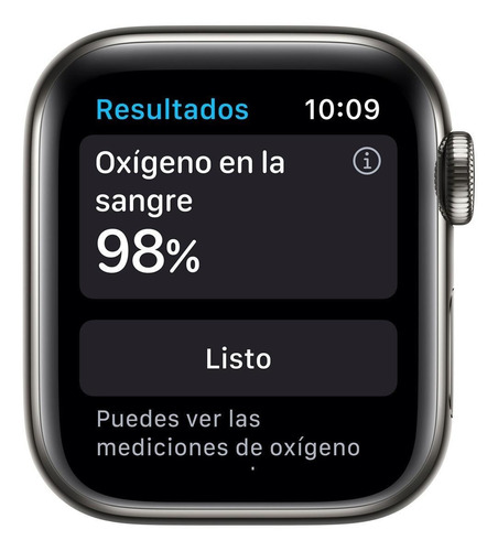 Imagen 3 de 8 de Apple Watch Series 6 (GPS+Cellular) - Caja de acero inoxidable grafito de 40 mm - Correa estilo milanés grafito