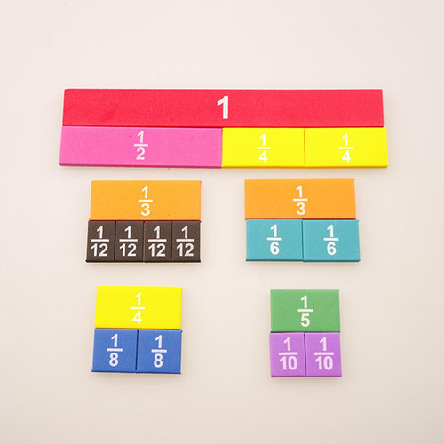 51x Cubos De Fracción Juguetes Materiales De Matemáticas