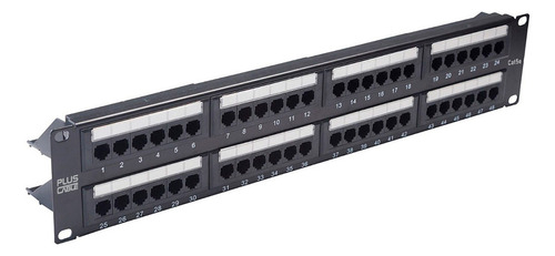 Patch Panel 48 Portas Cat5e Com Guia La-p548 Pluscable