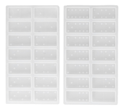 Moldes De Dominó Para Fundir Fácilmente Con Silicona Gruesa