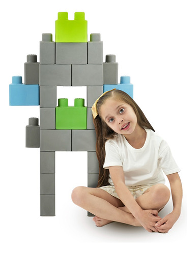 Ibrick Bloques De Construcción Gigantes Pixeles 24 Piezas 24 Pixeles