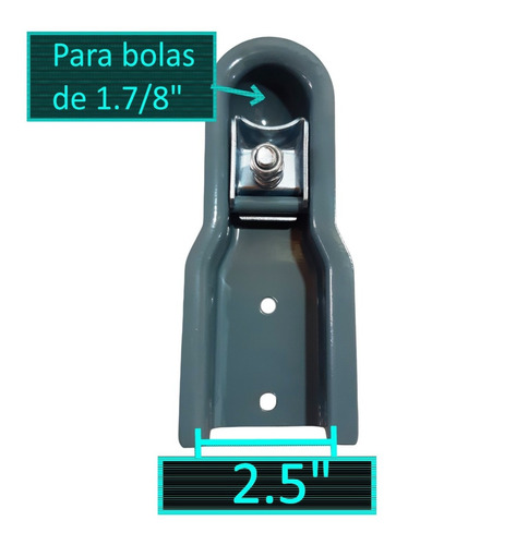 Imagen 3 de 6 de Bocha Y Tortuga De Enganche De 1-7/8 Pulgadas 2000lbs