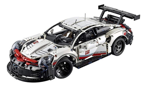 Blocos de montar LegoTechnic Porsche 911 RSR 1580 peças em caixa