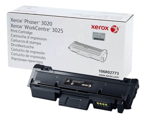 Toner Workcentre 3025 Phaser 3020 Xerox Original 106r02773