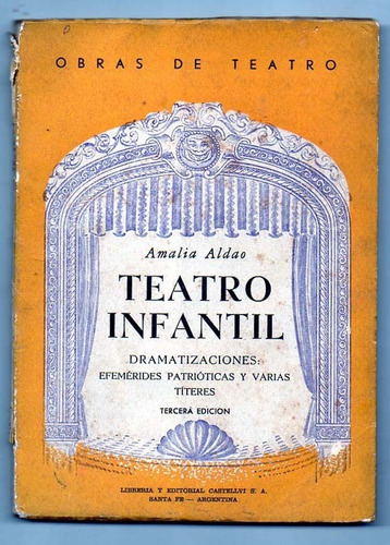 Teatro Infantil -  Amalia Aldao Usado Antiguo 1966