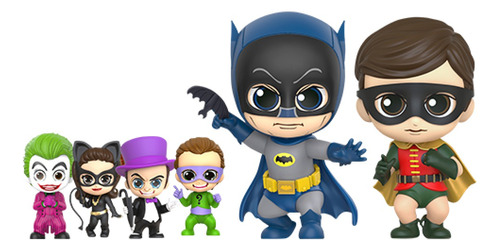 Batman, Robin And Villains Collectible Set 705  Cosbaby 