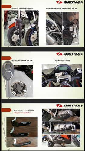 Sliders Kawasaki Z250 Defensas