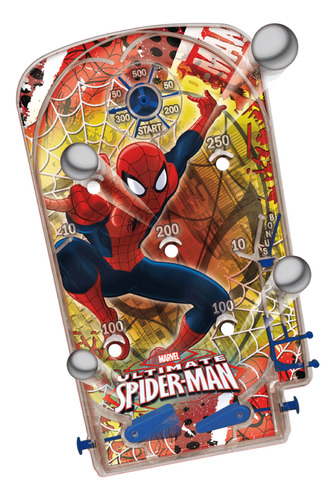 Juego De Mesa Flipper Spiderman Ditoys