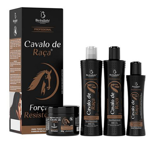 Kit Profissional Bio Instinto - Creme Capilar 4 Unidades