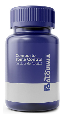 Composto Fome Control (inibidor De Apetite) 30 Doses