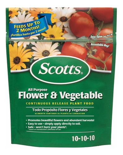 Scotts Alimento Vegetal Para Plantas De Liberación Continua 