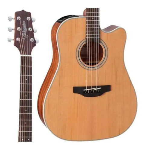 Imagen 2 de 6 de Guitarra Electroacústica Takamine GD20CE para diestros natural ovangkol satin