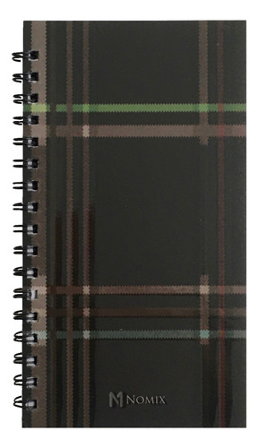 130 Libretas Chicas Anilladas T/f Rayada (8,5x16cm) Multicolor