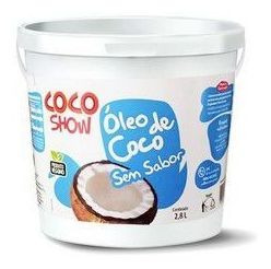 Óleo De Coco Sem Sabor Coco Show Balde 2,8 Litros - Copra