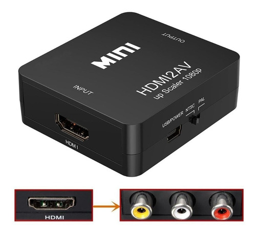 Conversor De Señal Hdmi A Av ( Audio Y Video )