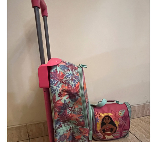 Moana PĂșa Set Mochila Con Ruedas Y Lonchera Disney Store