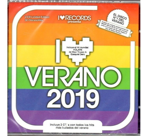 Cd I Love Verano 2019 Int.varios