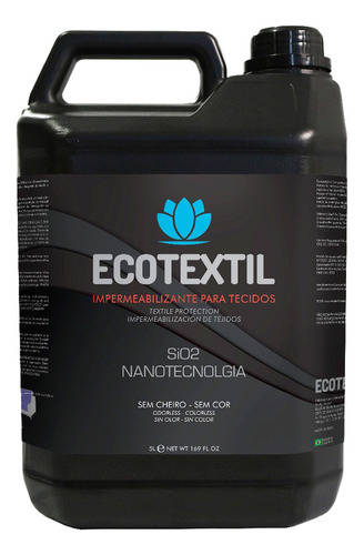 Impermeabilizante De Tecidos Ecotextil 5 Litros Easytech