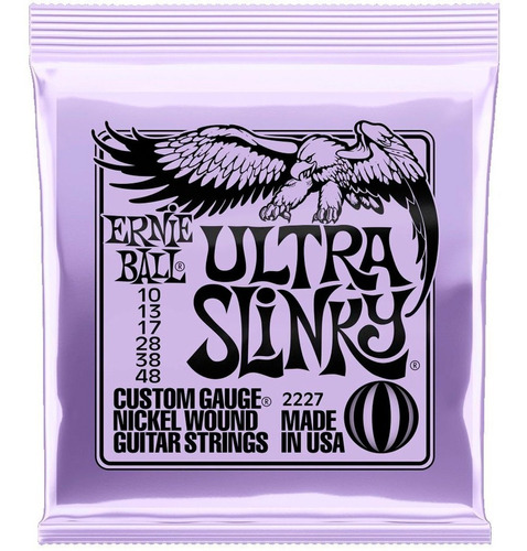 Cuerdas Guitarra Eléc. Ernie Ball Ultra Slinky 10-48 2227