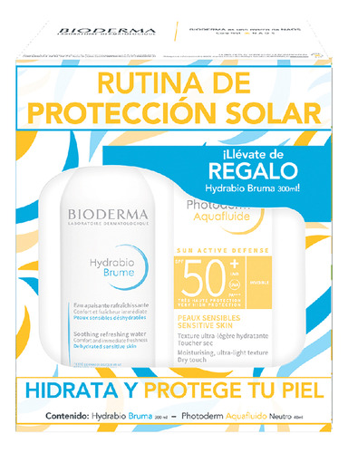 Kit Bioderma Photoderm Aquafluido Neutro 50+ 40ml +