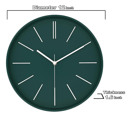 Reloj De Pared Moderno, Reloj De Pared 3d Redondo Brillante