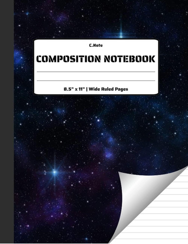 Libro: Composition Notebook: Wide Ruled Paper Journal Notebo