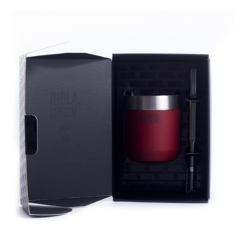 Mate Acero Inoxidable Térmico + Bombilla - Matte Ds Line-