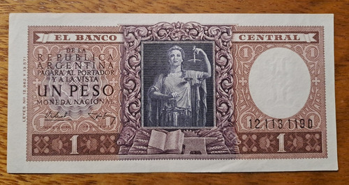 Bottero N 1916 Billete Moneda Nacional..excelente 